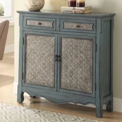 36 in. Antique Blue Standard Rectangle Wood Console Table by ATHMILE -ATHMILE Sales Store antique blue athmile console tables gz b2w20220783 31 1000