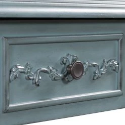 52 in. W Antique Blue Standard Rectangle Wood Console Table by ATHMILE -ATHMILE Sales Store antique blue athmile console tables gz b2w20220845 76 1000 1