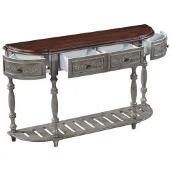 52 in. Antique Gray Standard Rectangle Wood Console Table by ATHMILE 13 52 in. Antique Gray Standard Rectangle Wood Console Table by ATHMILE -ATHMILE Sales Store antique gray athmile console tables dswf290555aae 44 1000