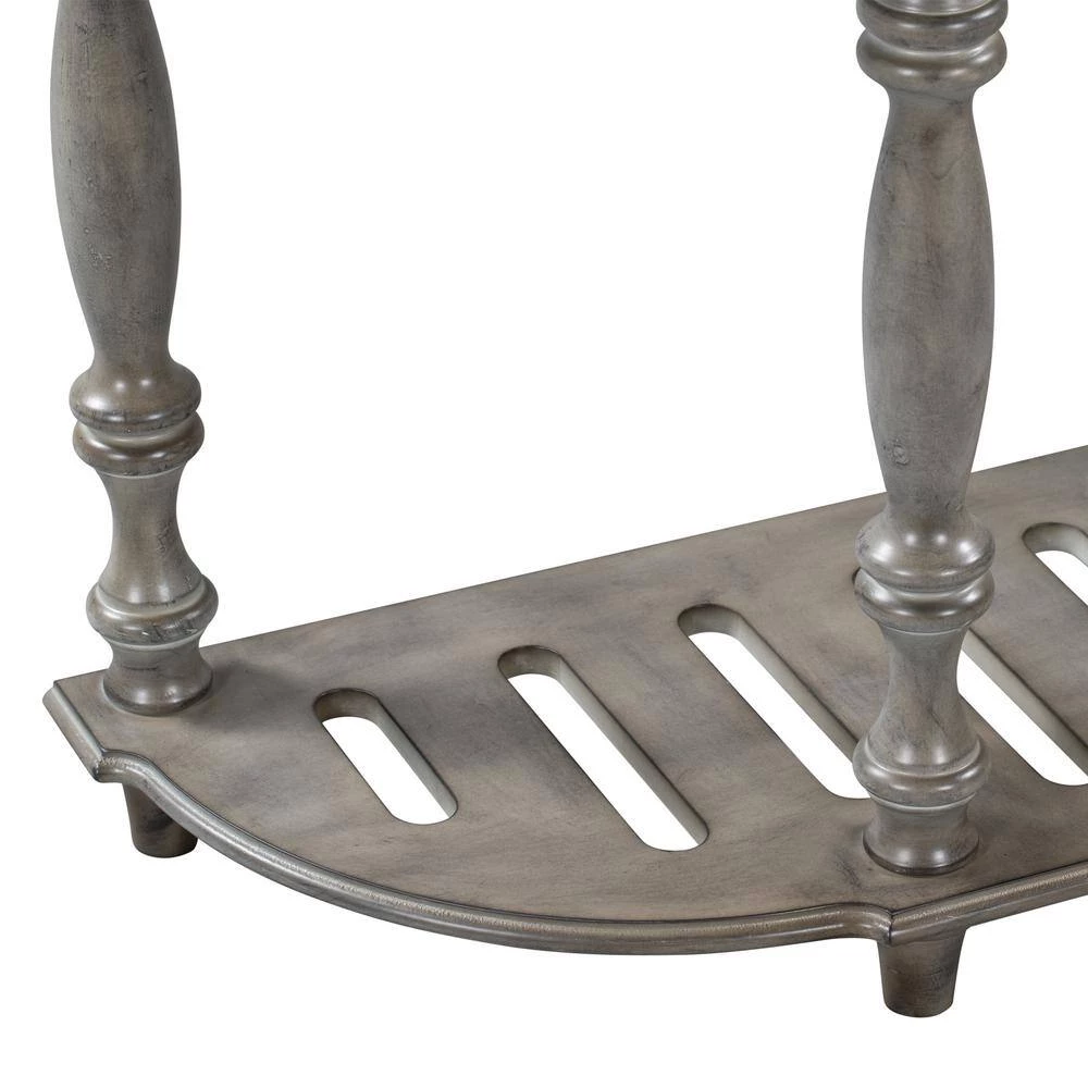 52 in. Antique Gray Standard Rectangle Wood Console Table by ATHMILE 4 52 in. Antique Gray Standard Rectangle Wood Console Table by ATHMILE - Image 4