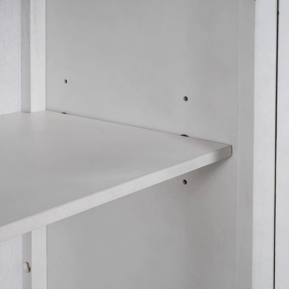 40 in. Antique White Standard Rectangle Wood Console Table by ATHMILE 5 40 in. Antique White Standard Rectangle Wood Console Table by ATHMILE - Image 5