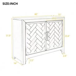 40 in. Antique White Standard Rectangle Wood Console Table by ATHMILE 9 40 in. Antique White Standard Rectangle Wood Console Table by ATHMILE -ATHMILE Sales Store antique white athmile console tables dswf284635aak c3 1000