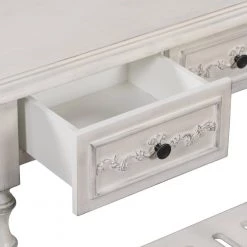 52 in. W Antique White Standard Rectangle Wood Console Table by ATHMILE 15 52 in. W Antique White Standard Rectangle Wood Console Table by ATHMILE -ATHMILE Sales Store antique white athmile console tables gz b2w20220843 44 1000