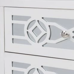 26 in. Antique White Standard Rectangle Wood Console Table by ATHMILE -ATHMILE Sales Store antique white athmile console tables gzx b2w20220595 fa 1000