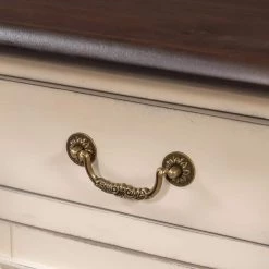 1-Drawers Antique White Nightstand with Charging Ports (23.6"L x 16.7"W x 27.6"H) by ATHMILE -ATHMILE Sales Store antique white athmile nightstands gz b2w20221421 fa 1000