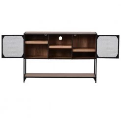 48 in. Brown Standard Rectangle Particle Board Console Table by ATHMILE -ATHMILE Sales Store barnwood athmile console tables dswf281844aad c3 1000