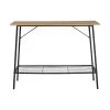 13.8 in. Beige Standard Rectangle Wood Console Table by ATHMILE