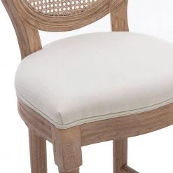 Beige Fabric Dining Chairs (Set of 2) by ATHMILE -ATHMILE Sales Store beige athmile dining chairs ddw21236874 4f 1000