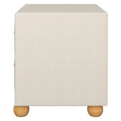 2-Drawers Upholstered Beige Nightstand (20.9 in. L x 18.1 in. W x 18.2 in. H) by ATHMILE 13 2-Drawers Upholstered Beige Nightstand (20.9 in. L x 18.1 in. W x 18.2 in. H) by ATHMILE -ATHMILE Sales Store beige athmile nightstands gz b2w20221700 1f 1000