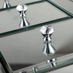 3-Drawer Black and Silver Nightstand by ATHMILE 9 3-Drawer Black and Silver Nightstand by ATHMILE -ATHMILE Sales Store black and silver athmile nightstands ddw1041s0899 c3 1000