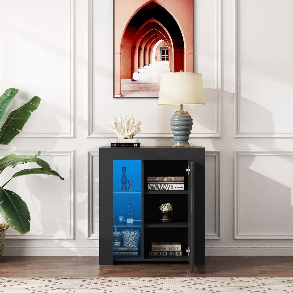 Black China Cabinet by ATHMILE 8 Black China Cabinet by ATHMILE - Image 8