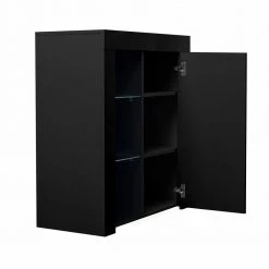 Black China Cabinet by ATHMILE 10 Black China Cabinet by ATHMILE -ATHMILE Sales Store black athmile accent cabinets ddw33128742 77 1000