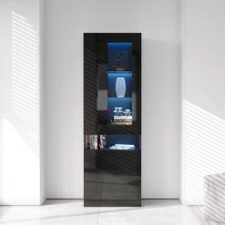 Black China Cabinet by ATHMILE -ATHMILE Sales Store black athmile accent cabinets ddw33140090 31 1000