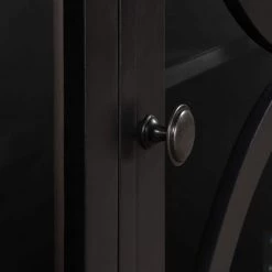 Black Accent Storage Cabinet Wooden Cabinet with Adjustable Shelf by ATHMILE 17 Black Accent Storage Cabinet Wooden Cabinet with Adjustable Shelf by ATHMILE -ATHMILE Sales Store black athmile accent cabinets gz wf283713aab 1f 1000