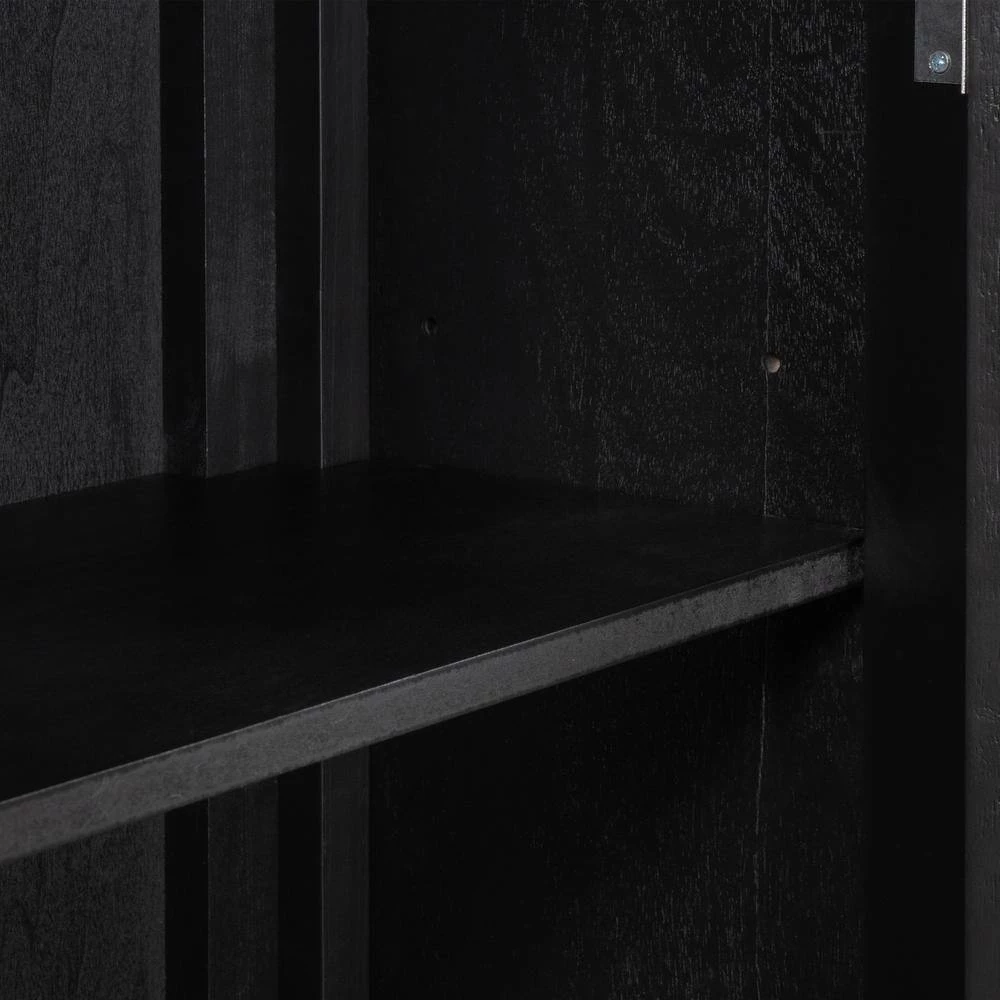 Black Accent Storage Cabinet Wooden Cabinet with Adjustable Shelf by ATHMILE 8 Black Accent Storage Cabinet Wooden Cabinet with Adjustable Shelf by ATHMILE - Image 8