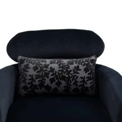 Black Velvet Accent Chair (Set of 1) by ATHMILE 13 Black Velvet Accent Chair (Set of 1) by ATHMILE -ATHMILE Sales Store black athmile accent chairs gz b2w20221721 1f 1000