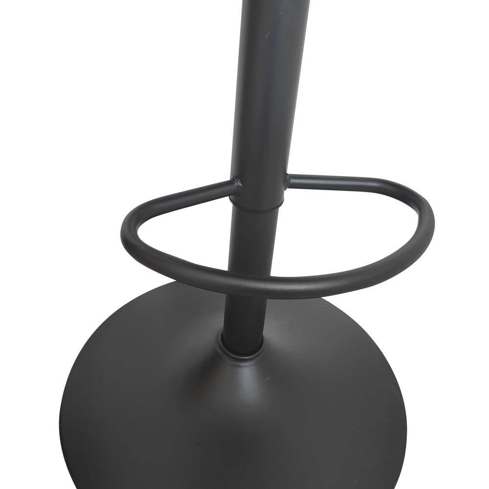 31.89 in. Black Fabric Bar Stool (Set of 2) by ATHMILE 5 31.89 in. Black Fabric Bar Stool (Set of 2) by ATHMILE - Image 5