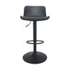 31.89 in. Black Fabric Bar Stool (Set of 2) by ATHMILE