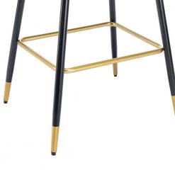 26.34 in. Black Backless Bar Stools with Velvet Seat (Set of 1) by ATHMILE 13 26.34 in. Black Backless Bar Stools with Velvet Seat (Set of 1) by ATHMILE -ATHMILE Sales Store black athmile bar stools gz b2w20221730 1f 1000