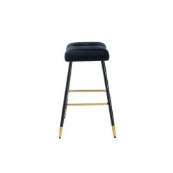 26.34 in. Black Backless Bar Stools with Velvet Seat (Set of 1) by ATHMILE 14 26.34 in. Black Backless Bar Stools with Velvet Seat (Set of 1) by ATHMILE -ATHMILE Sales Store black athmile bar stools gz b2w20221730 44 1000