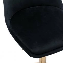 40.94 in. Low Back Black Metal Frame Adjustable Cushioned Bar Stool with Toweling fabric Seat (Set of 1) by ATHMILE -ATHMILE Sales Store black athmile bar stools gz w39538750 1f 1000