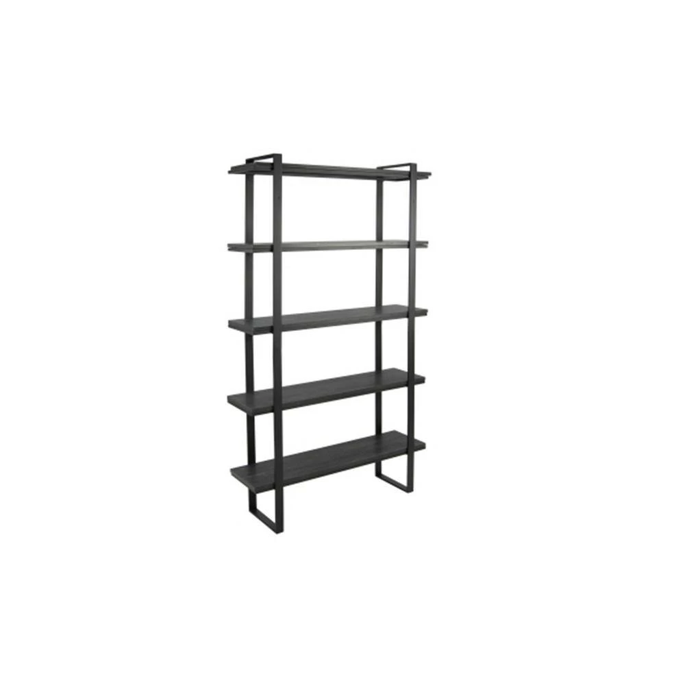 70.9 in. Black 5-Shelf Standard Bookcase by ATHMILE 2 70.9 in. Black 5-Shelf Standard Bookcase by ATHMILE - Image 2