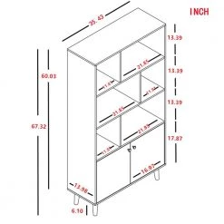 67 in. Black 3-Shelf Standard Bookcase by ATHMILE 14 67 in. Black 3-Shelf Standard Bookcase by ATHMILE -ATHMILE Sales Store black athmile bookcases bookshelves dsw96539590 fa 1000