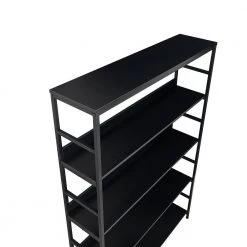47 in. Black 5-Shelf Standard Bookcase by ATHMILE 10 47 in. Black 5-Shelf Standard Bookcase by ATHMILE -ATHMILE Sales Store black athmile bookcases bookshelves dswf286173aab c3 1000