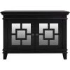 33 in. Black Standard Rectangle Wood Console Table by ATHMILE