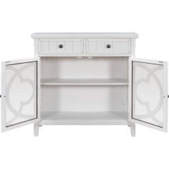 35.4 in. WhiteStandard Rectangle Wood Console Table by ATHMILE 11 35.4 in. WhiteStandard Rectangle Wood Console Table by ATHMILE -ATHMILE Sales Store black athmile console tables ddwf284634aak 1f 1000