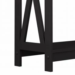 39.3 in. Black Rectangle Wood Console Table by ATHMILE -ATHMILE Sales Store black athmile console tables gz b2w20220457 fa 1000