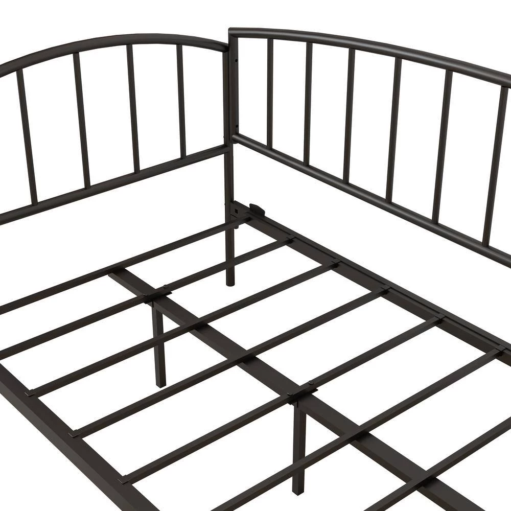 Black Twin Size Metal Daybed by ATHMILE 5 Black Twin Size Metal Daybed by ATHMILE - Image 5