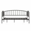 Black Twin Size Metal Daybed by ATHMILE