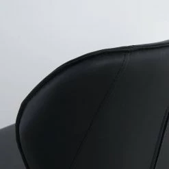 Black PU Dining Chairs (Set of 4) by ATHMILE 10 Black PU Dining Chairs (Set of 4) by ATHMILE -ATHMILE Sales Store black athmile dining chairs ddw21037599 4f 1000