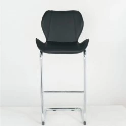 Black PU Dining Chairs (Set of 4) by ATHMILE