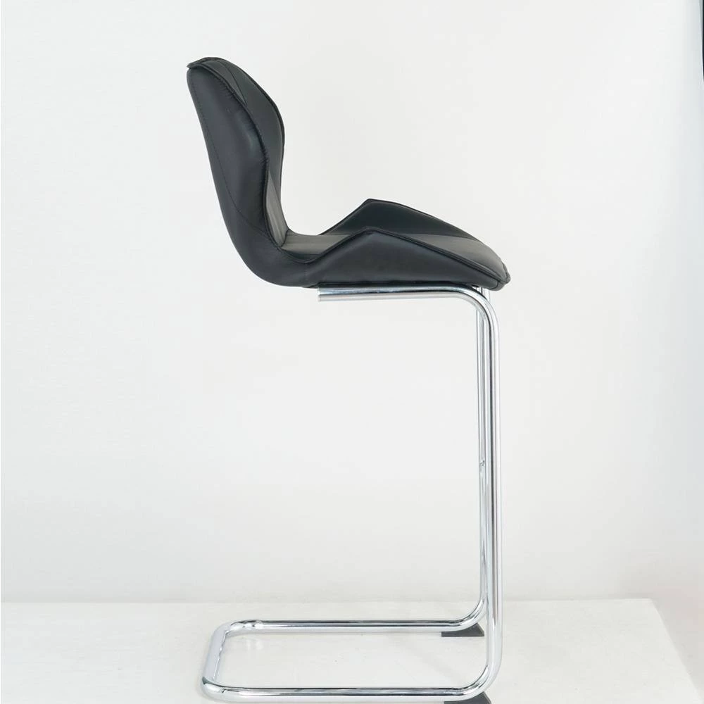 Black PU Dining Chairs (Set of 4) by ATHMILE 2 Black PU Dining Chairs (Set of 4) by ATHMILE - Image 2