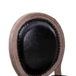 Black PU Dining Chairs (Set of 2) by ATHMILE -ATHMILE Sales Store black athmile dining chairs ddw21238820 c3 1000