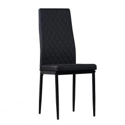 Black Dining Chair (Set of 4) by ATHMILE 12 Black Dining Chair (Set of 4) by ATHMILE -ATHMILE Sales Store black athmile dining chairs gz b2w20221274 1f 1000