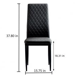 Black Dining Chair (Set of 4) by ATHMILE 10 Black Dining Chair (Set of 4) by ATHMILE -ATHMILE Sales Store black athmile dining chairs gz b2w20221274 c3 1000