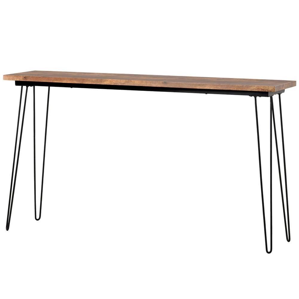 4-Piece Wood Top Rustic Brown Counter Height Table Set by ATHMILE 6 4-Piece Wood Top Rustic Brown Counter Height Table Set by ATHMILE - Image 6