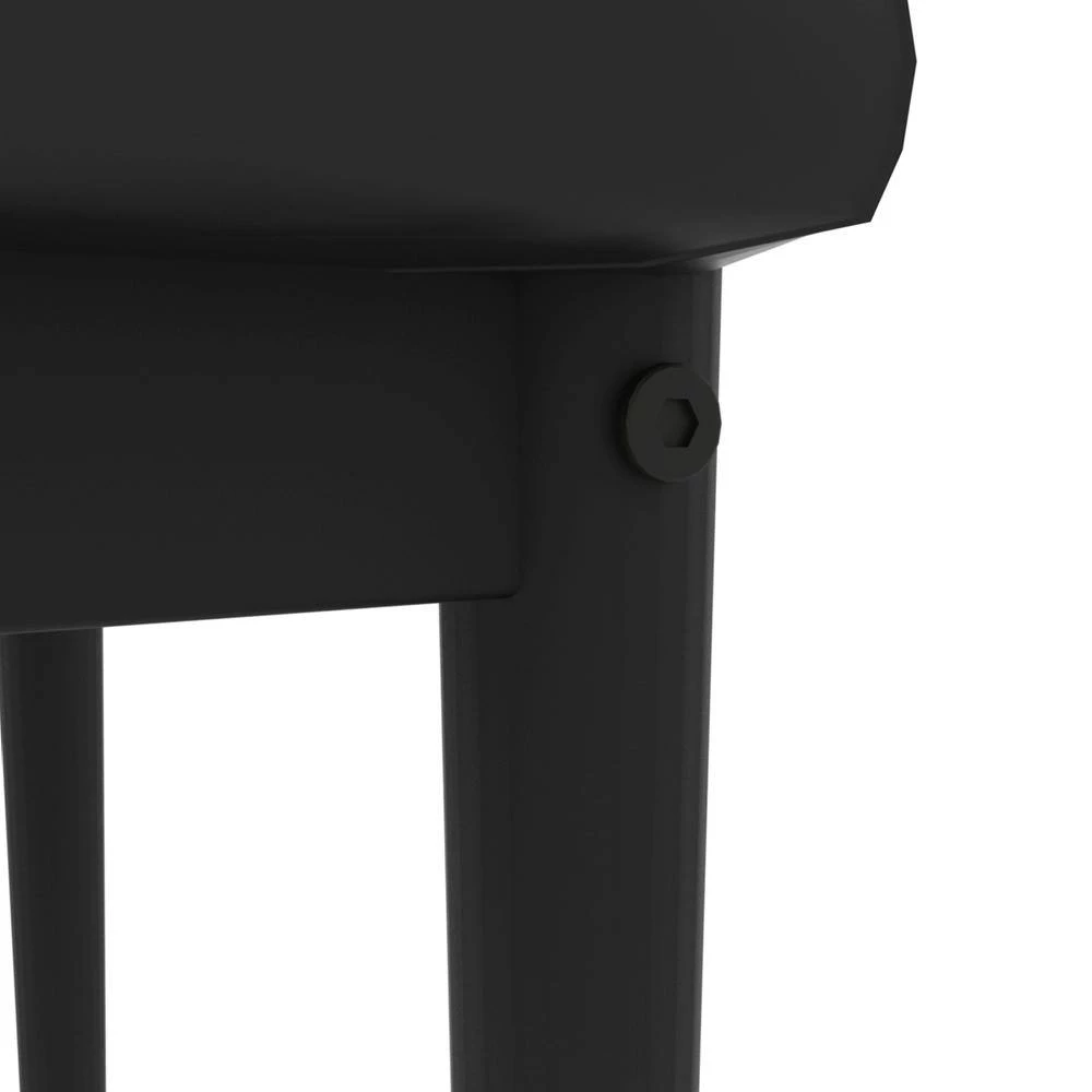 5-Piece Black Glass Top Table Set (Seats-4) by ATHMILE 6 5-Piece Black Glass Top Table Set (Seats-4) by ATHMILE - Image 6