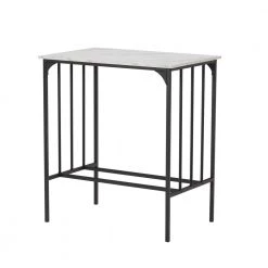 3-Piece White Marble Top Table Set (Seats-2) by ATHMILE 13 3-Piece White Marble Top Table Set (Seats-2) by ATHMILE -ATHMILE Sales Store black athmile dining room sets ddw29538705 44 1000