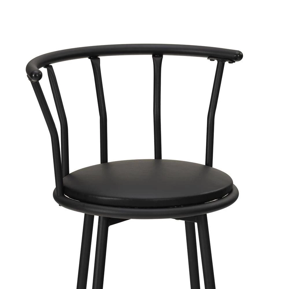 3-Piece White Marble Top Table Set (Seats-2) by ATHMILE 4 3-Piece White Marble Top Table Set (Seats-2) by ATHMILE - Image 4