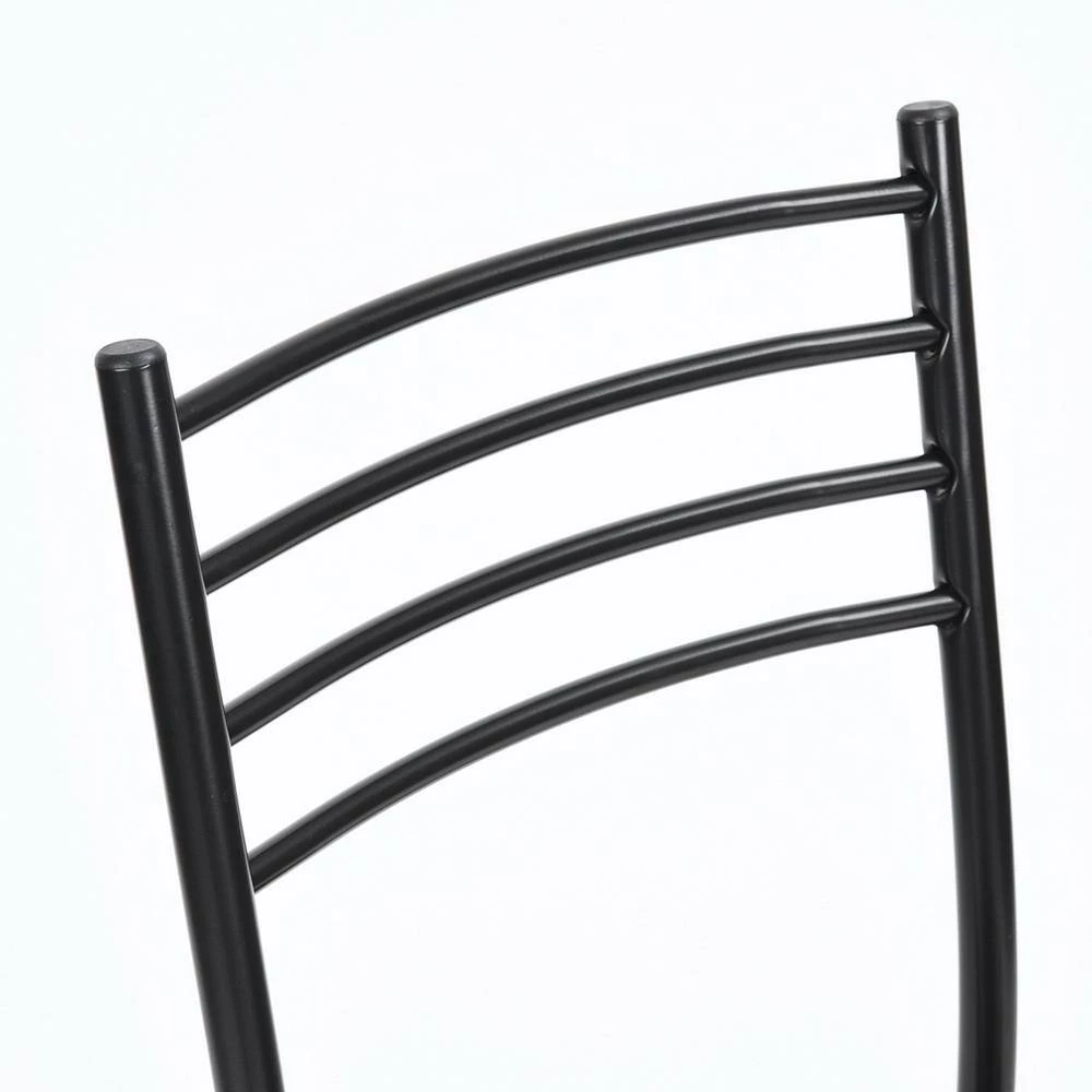 5-Piece Walnut Wood Top Table Set (Seats-4) by ATHMILE 6 5-Piece Walnut Wood Top Table Set (Seats-4) by ATHMILE - Image 6