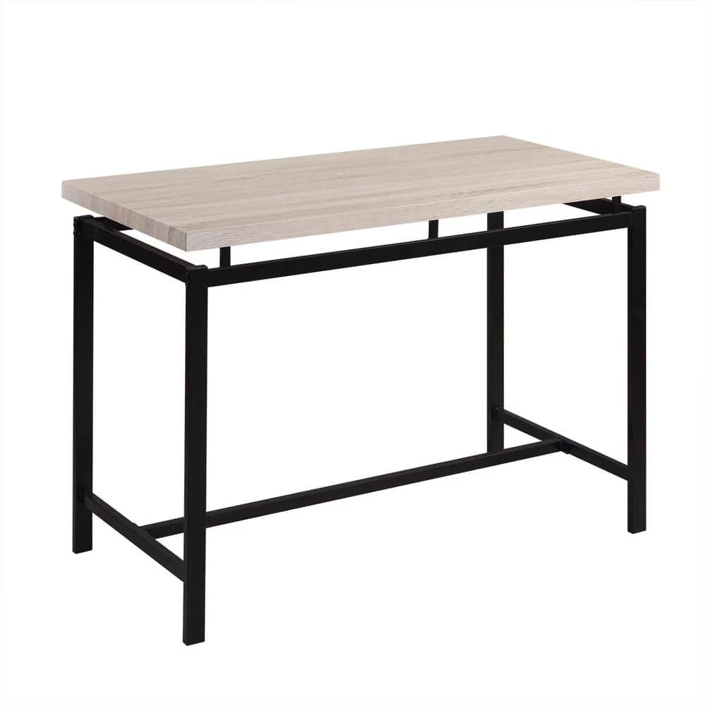 5-Piece Beige Wood Top Table Set (Seats 4) by ATHMILE 3 5-Piece Beige Wood Top Table Set (Seats 4) by ATHMILE - Image 3