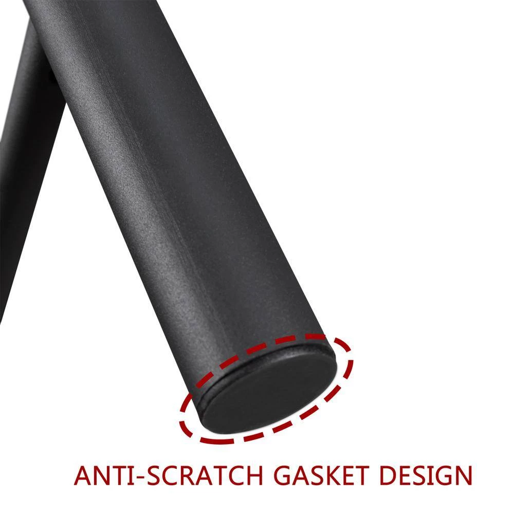 59.84 in. W Black Non-upholstered Wood Frame Queen Four Poster Bed by ATHMILE 4 59.84 in. W Black Non-upholstered Wood Frame Queen Four Poster Bed by ATHMILE - Image 4