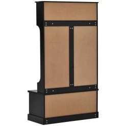 Black Hall Tree with 4 Hooks by ATHMILE -ATHMILE Sales Store black athmile hall trees ccwf280709aab 4f 1000