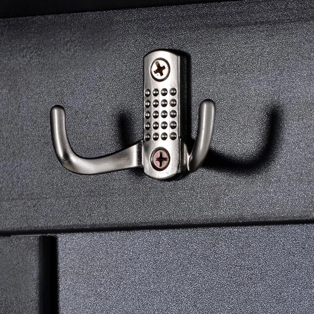 Black Hall Tree with 4-Hooks and Hinged Lid by ATHMILE 4 Black Hall Tree with 4-Hooks and Hinged Lid by ATHMILE - Image 4