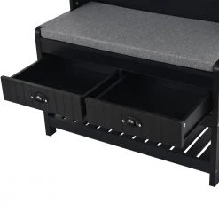 Black Hall Trees with 4 Hooks by ATHMILE -ATHMILE Sales Store black athmile hall trees dztwf287813aab 44 1000