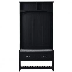 Black Hall Trees with 4 Hooks by ATHMILE